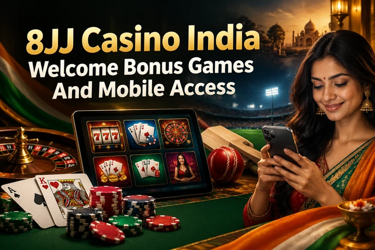 8JJ Casino - Welcome Bonus Games And Mobile Access India
