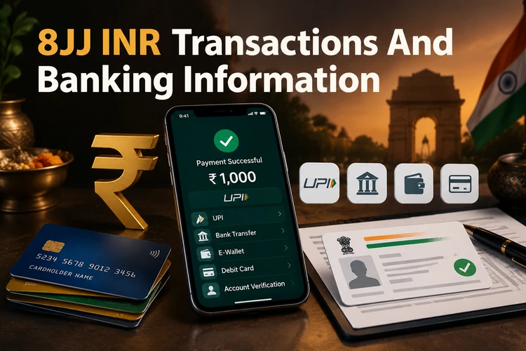 8JJ INR Transactions And Banking Information